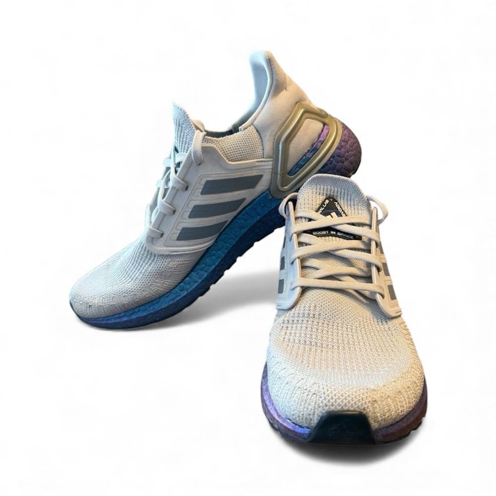 Adidas UltraBoost 20 Blue Boost ISS National Lab running shoe - size 9.5